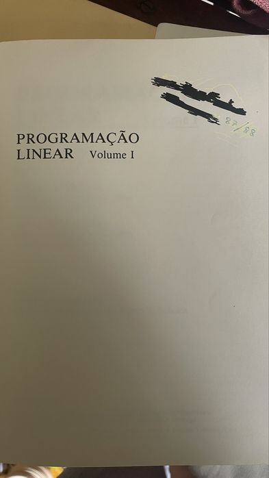 Livros Programação Linear