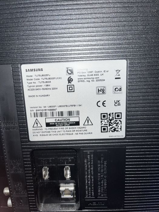 Televisão SAMSUNG 75”
