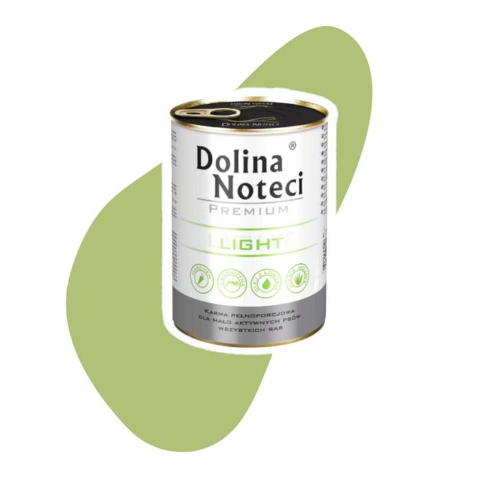 Dolina Noteci Premium Light 6x400g dla mało aktywnych psów nadwaga