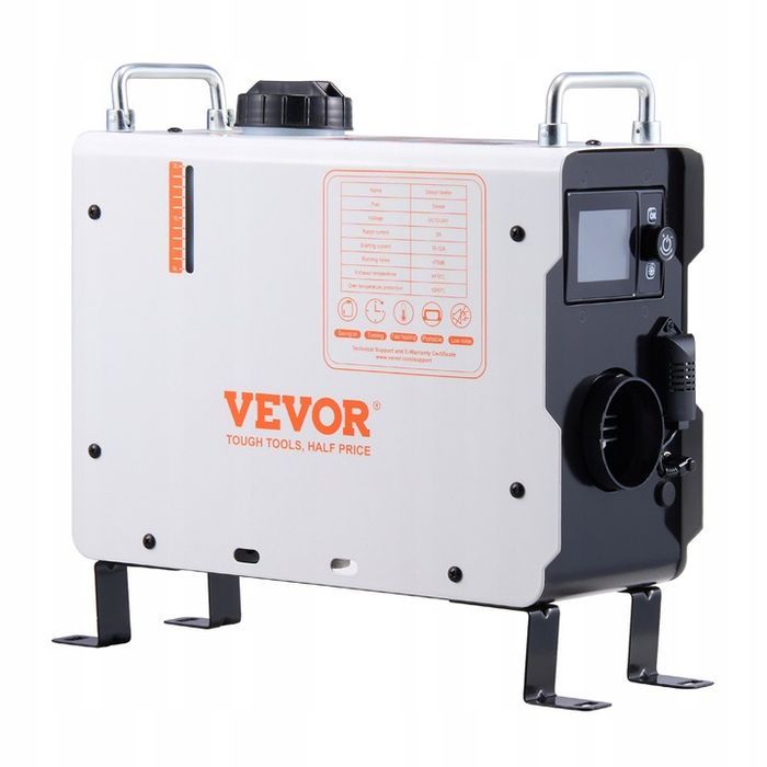 diesel air heater 12v/24v 2kw bluetooth app pilot na zewnątrz