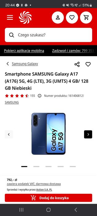 Samsung a17 5g nowy