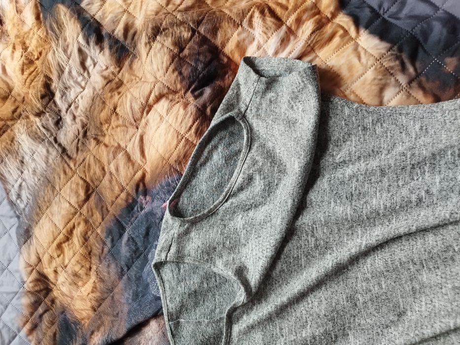 Bluzka szara melanż L, XL
