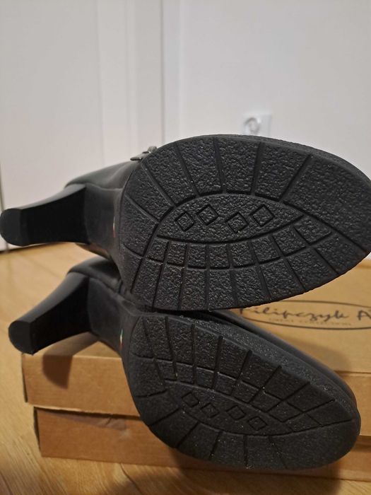 Kozaki skórzane 39 wkładka 25cm