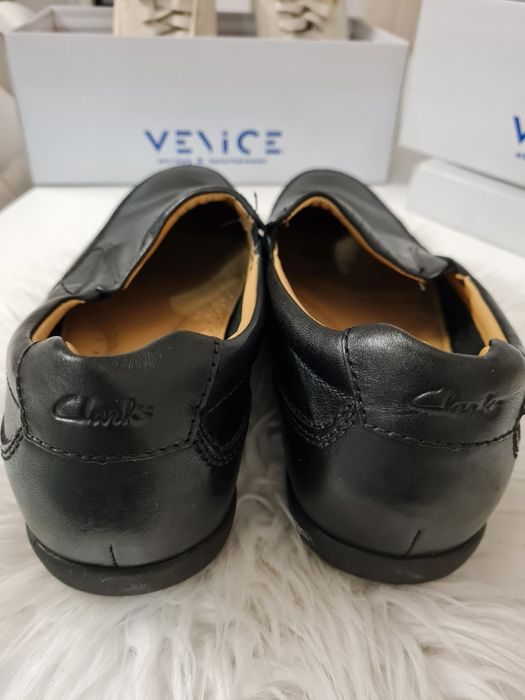 Półbuty skórzane męskie Clarks