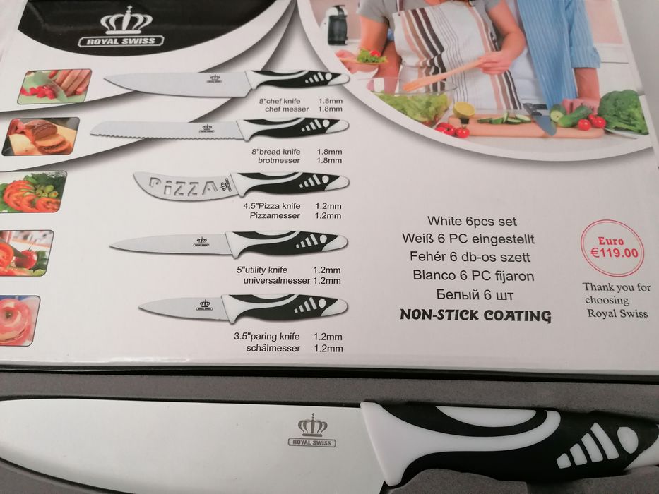 Conjunto de Facas em cerâmica Novas