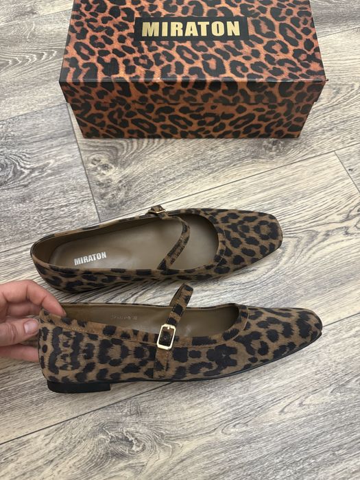 Туфлі балетки меріджейн Miraton 38 леопард