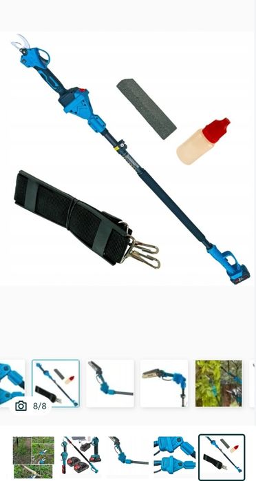 Zestaw piła zekator na wysięgniku 5m   4xaku 48v ostrzałka