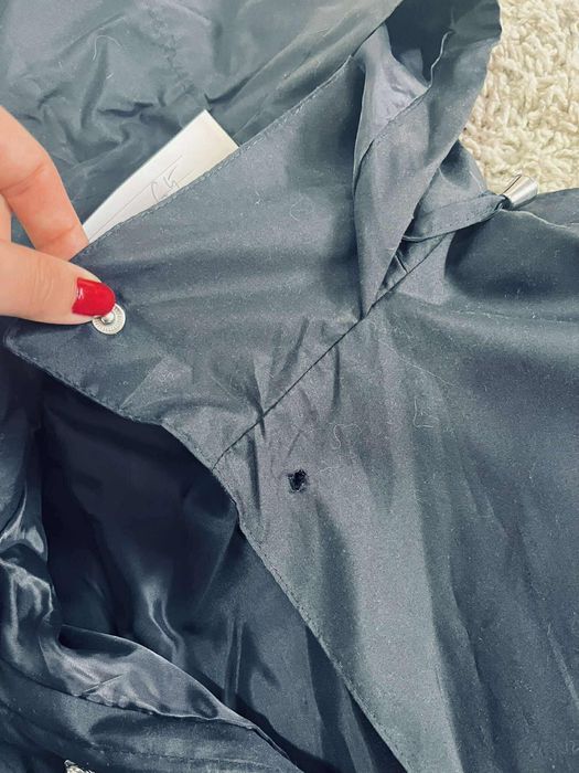 Kurtka parka 48 z kapturem elegancka płaszcz