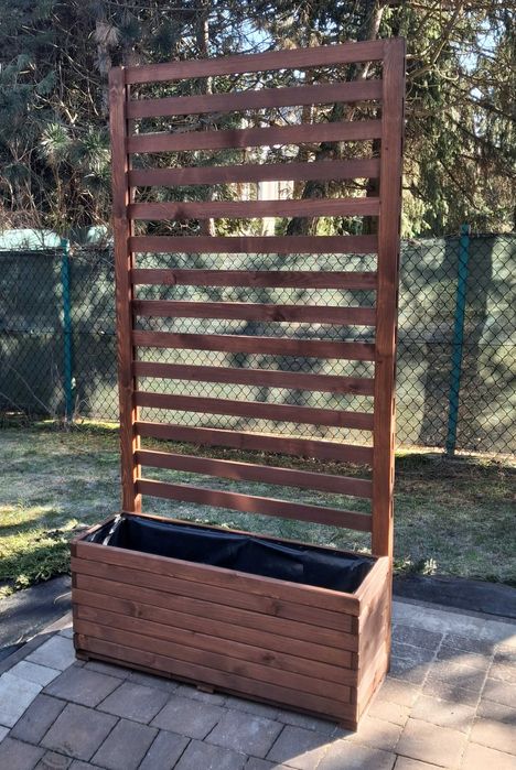 Donica z pergolą-Solidna!! 90/180cm Pergola !