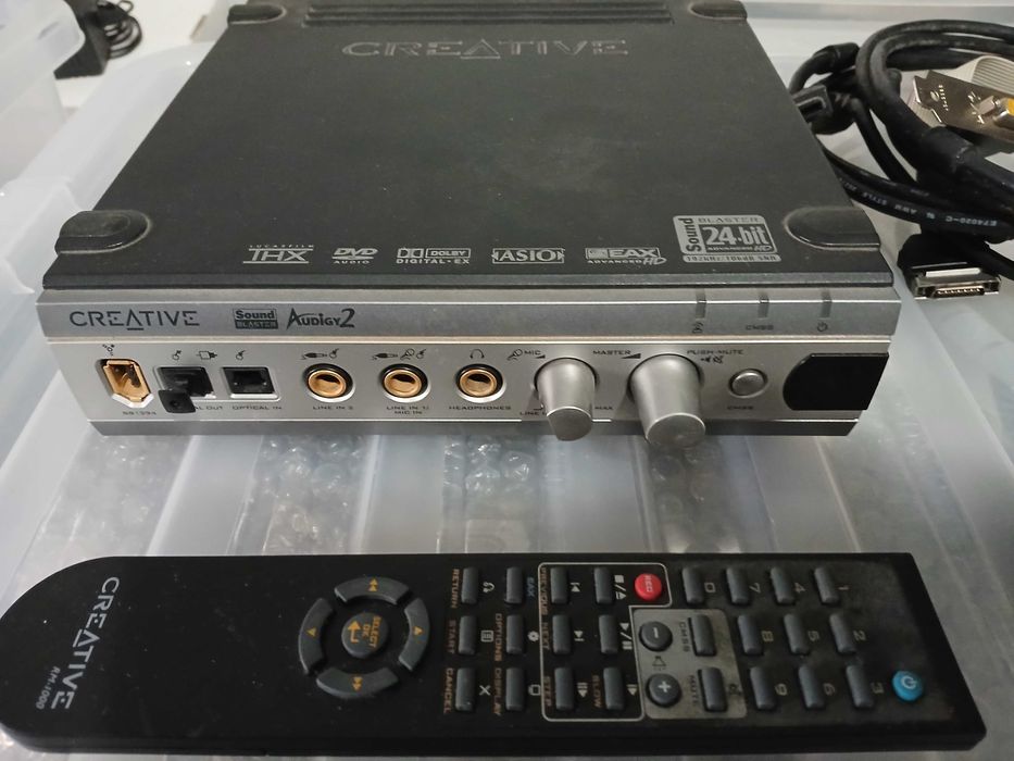 Sound card: Creative Sound Blaster Audigy2 24bit 1.92kHz/106db snr.64170318278273120