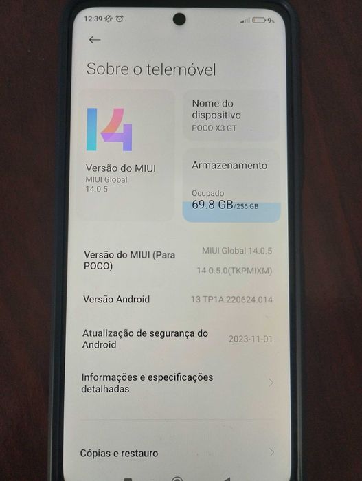 Smartphone Xiaomi Poco X3 GT