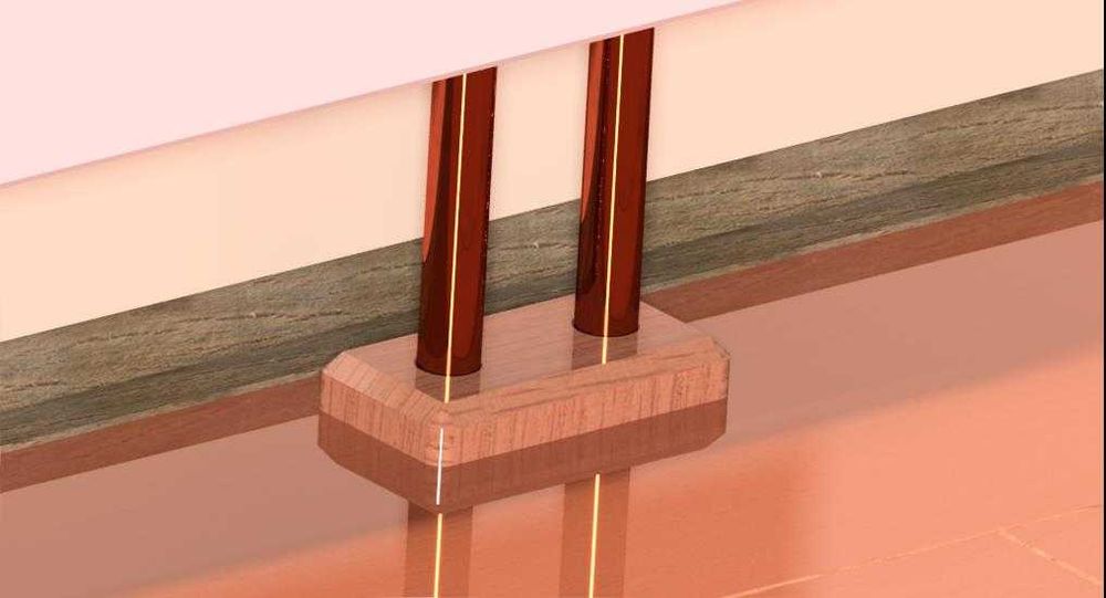 Rozeta drewniana, osłona rur grzejnikowych