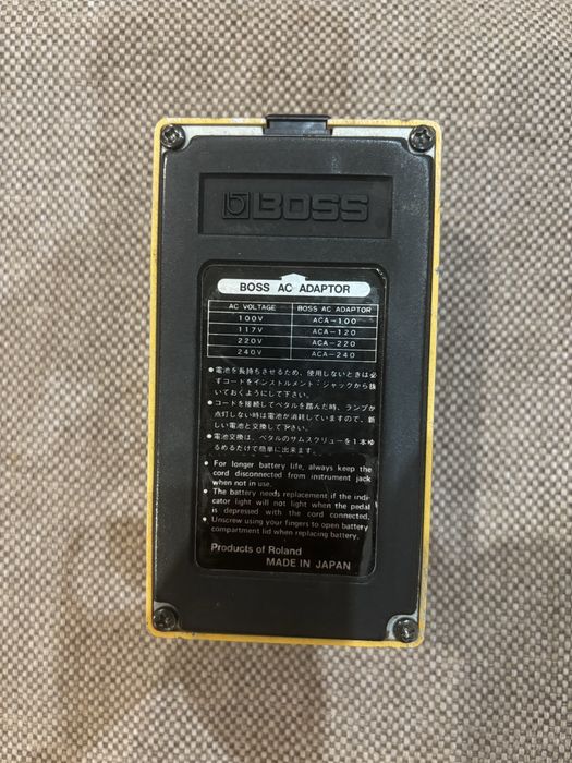 Педалі Boss Limiter LM-2; super distortion and feedbacker DF2; Noise Gate NF1. Кейс Boss BCB-30