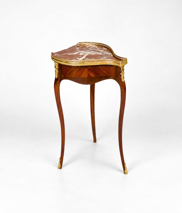 Mesa de Apoio Luís XVI Século XIX | Mármore e Bronze Dourado | França
