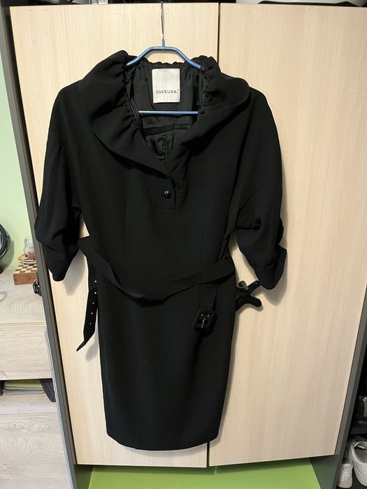 trencz płaszcz z paskiem costume