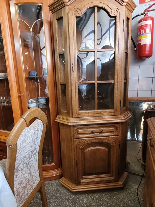 Witryna dębowa 80szer.