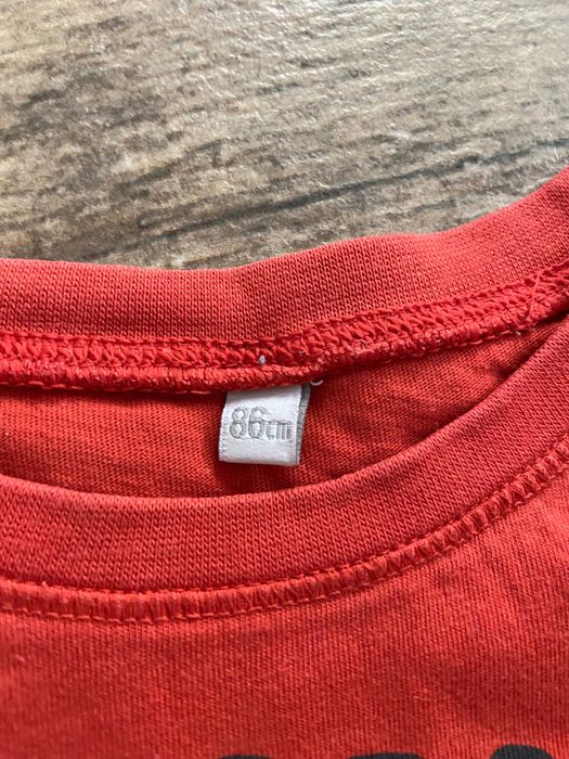 Koszulka z długim rękawem chłopięca rozmiar 86