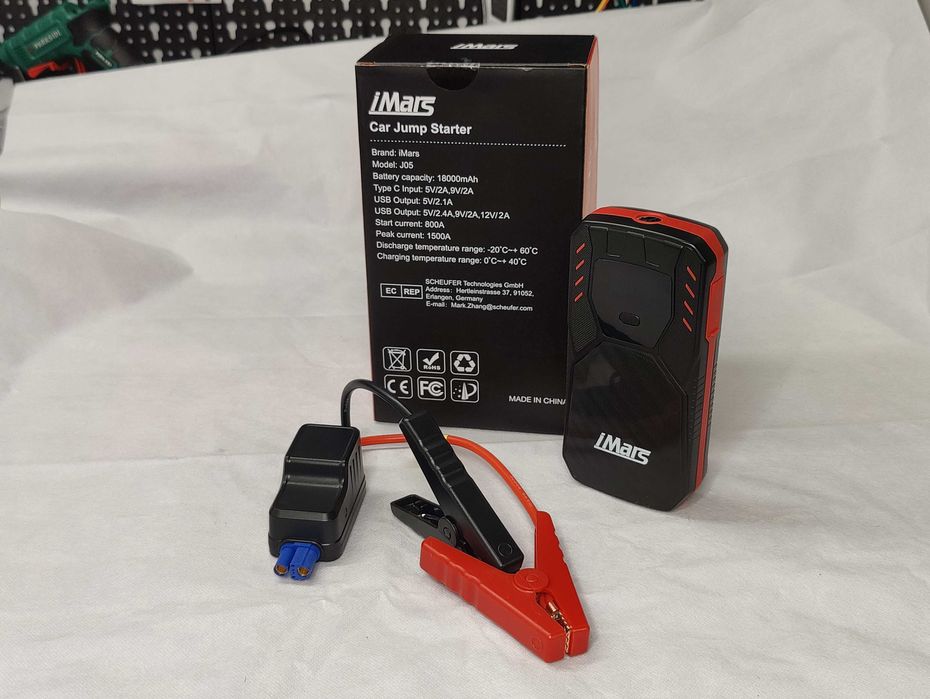 Booster Arranque Emergência - Carregador Bateria – Jump