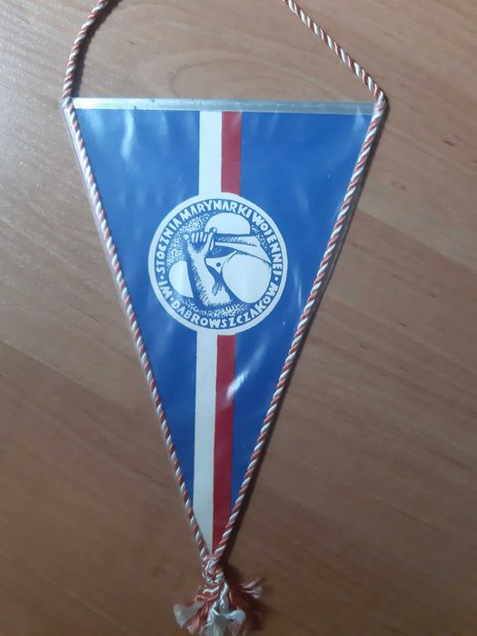 Proporczyk Orkan Gdynia z lat 80