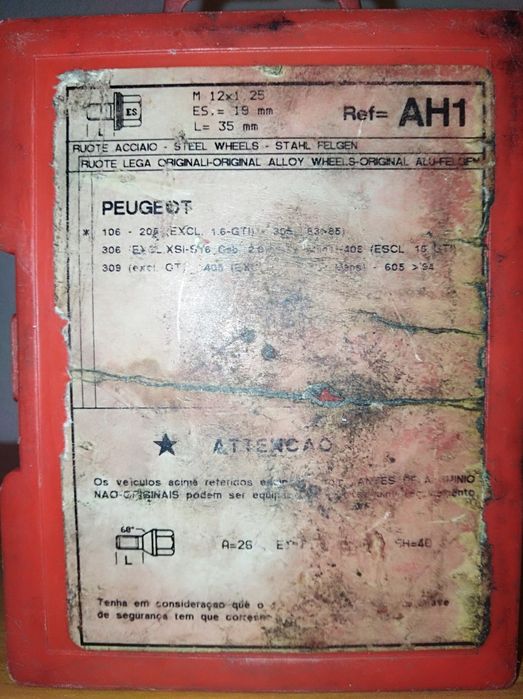 Jogo de parafusos de segurança