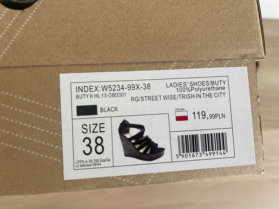 Espadryle na koturnie