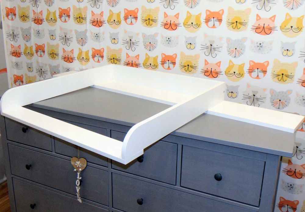 Przewijak nakładka na komodę Hemnes IKEA 8 szuflad z blendą. Tylko odbiór osobisty.