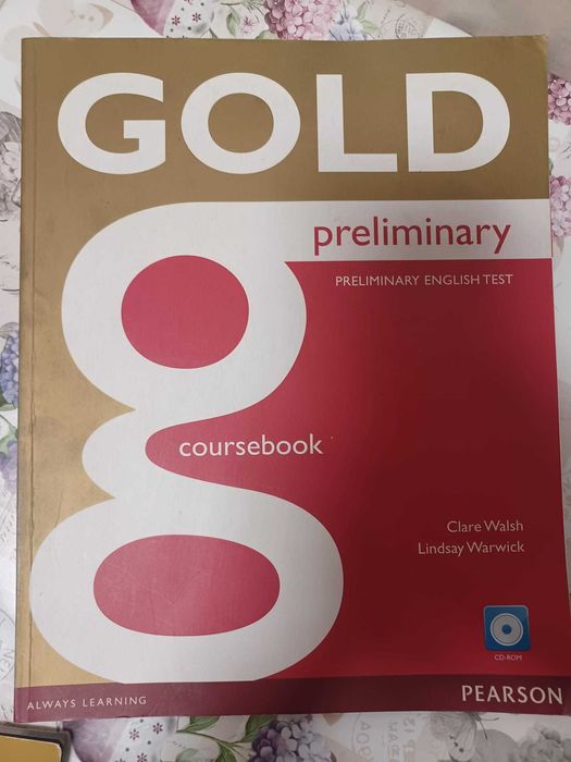 Livro Inglês - GOLD Pré-First e Preliminary