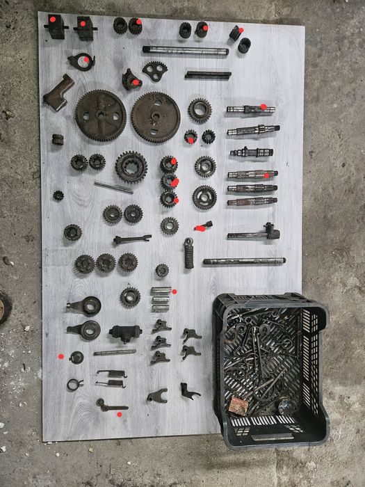 Wałek skrzyni pośredni CZ 350 Jawa 634 Z12