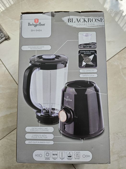 Sprzedam nowy blender kielichowy Berlinger Haus Black Rose BH-9464.