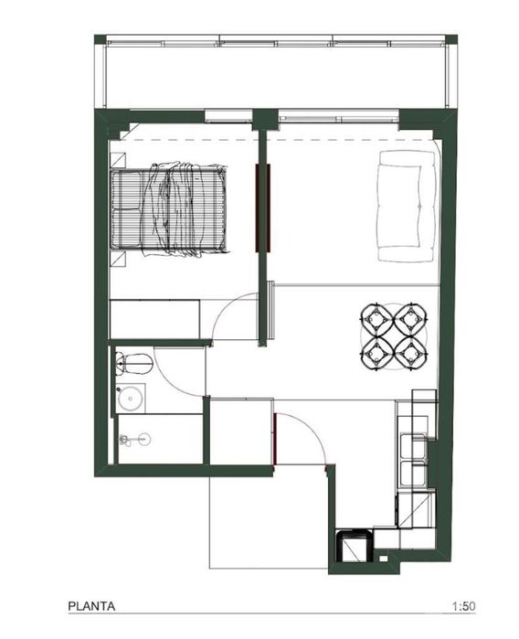 Apartamento T1 em Cedofeita, Santo Ildefonso, Sé, Miragaia, São Nicola