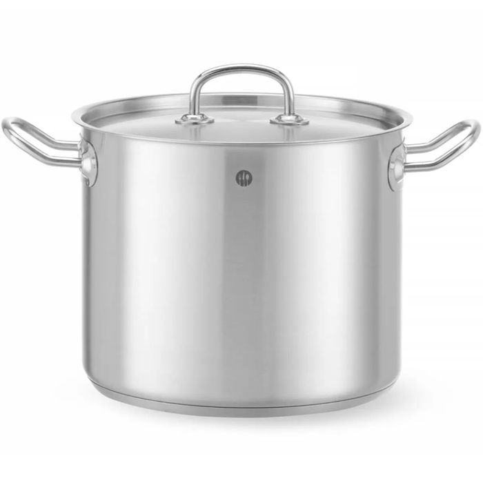 Garnek wysoki kitchen line z pokrywką 9 l śr. 240 x 200 h - hendi