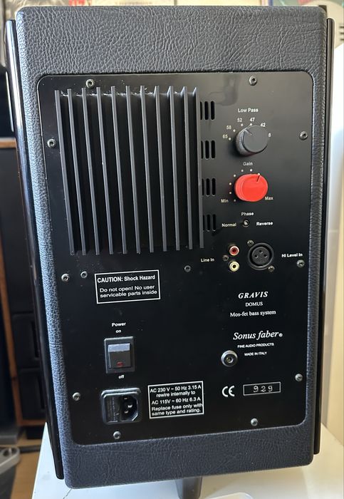 Sonus Faber Gravis Domus - subwoofer de referência