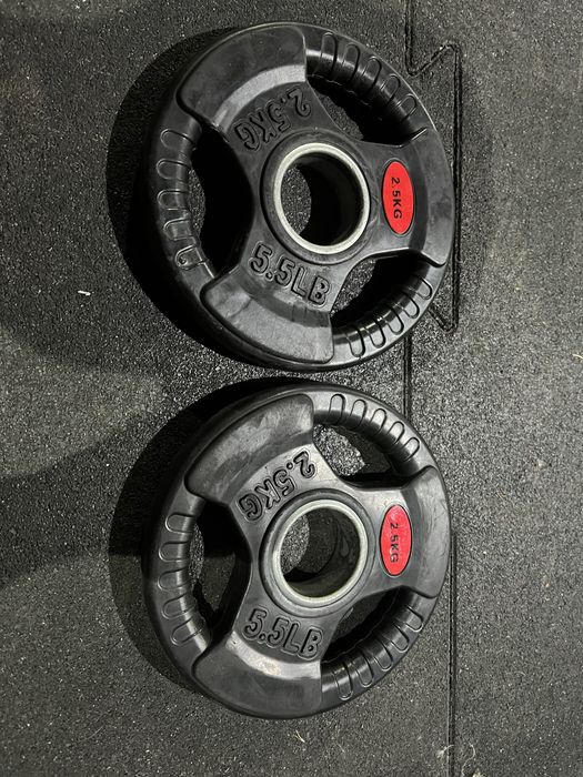 Talerze olimpijskie typu kierownica 2,5kg gym siłownia fitness