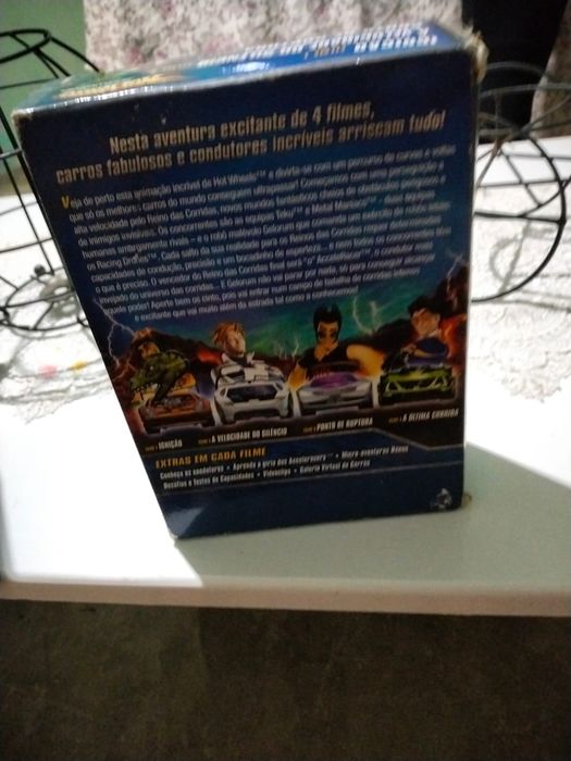 Lote Nostalgia: Pack Hot Wheels AcceleRacers + DVDs Tartarugas Ninja + Jogo PC