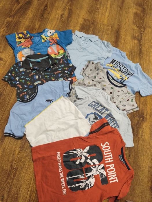 Zestaw koszulek rozmiar 122