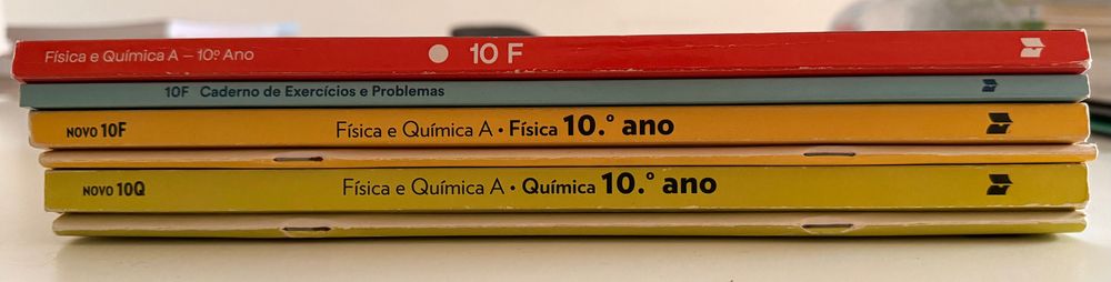 Livros de Físico-Química –10.º Ano