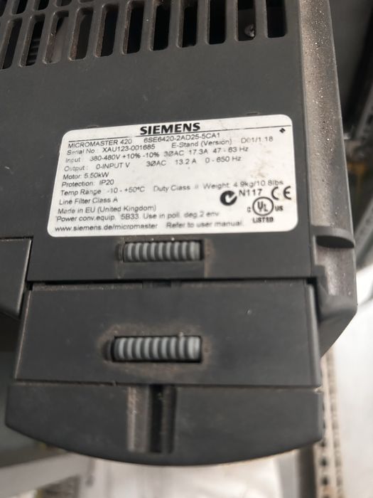 Napęd falownikowy Siemens 6SE6420-2UD25-5CA1 MicroMaster 420 AC