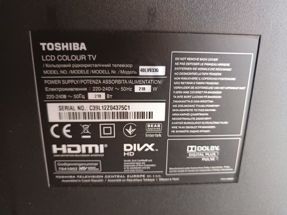 Toshiba 40 cali sprawny