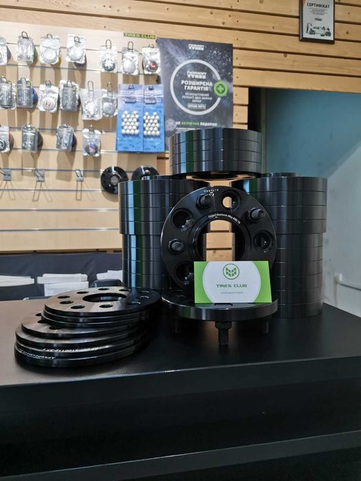 Проставки для расширения колесной базы. Сквозные, переходные Адаптеры