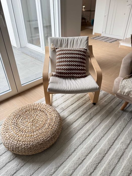 Poltrona c/encosto baixo, cru/bege/Katorp cru/bege