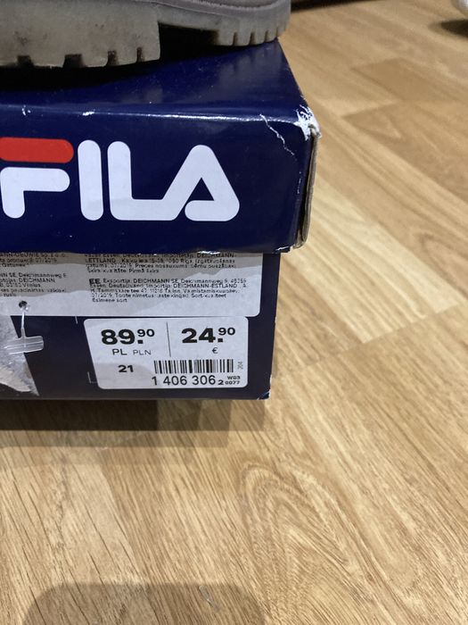 Buty zimowe/jesienne. Fila, rozmiar 21