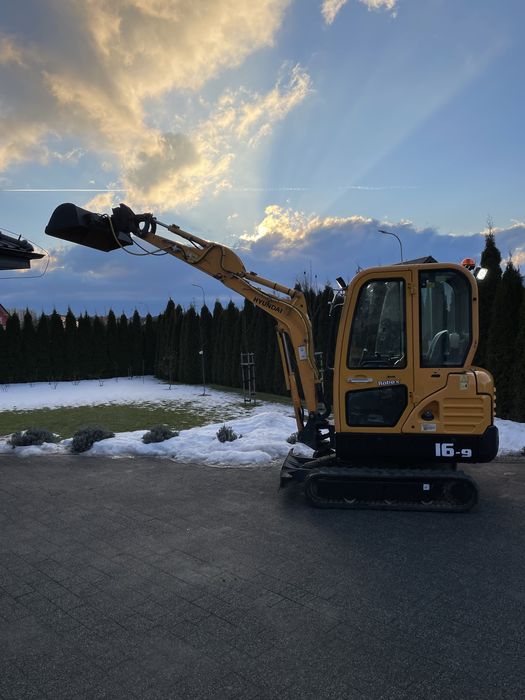Minikoparka Hyundai Robex R 16-9 rok 2018 Bobcat Yanmar 1.8 tony