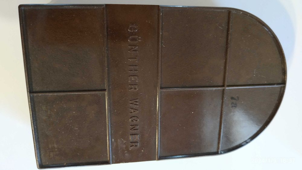 Винтажный бакелитовый контейнер PELIKAN Günther Wagner 1930 г Германия
