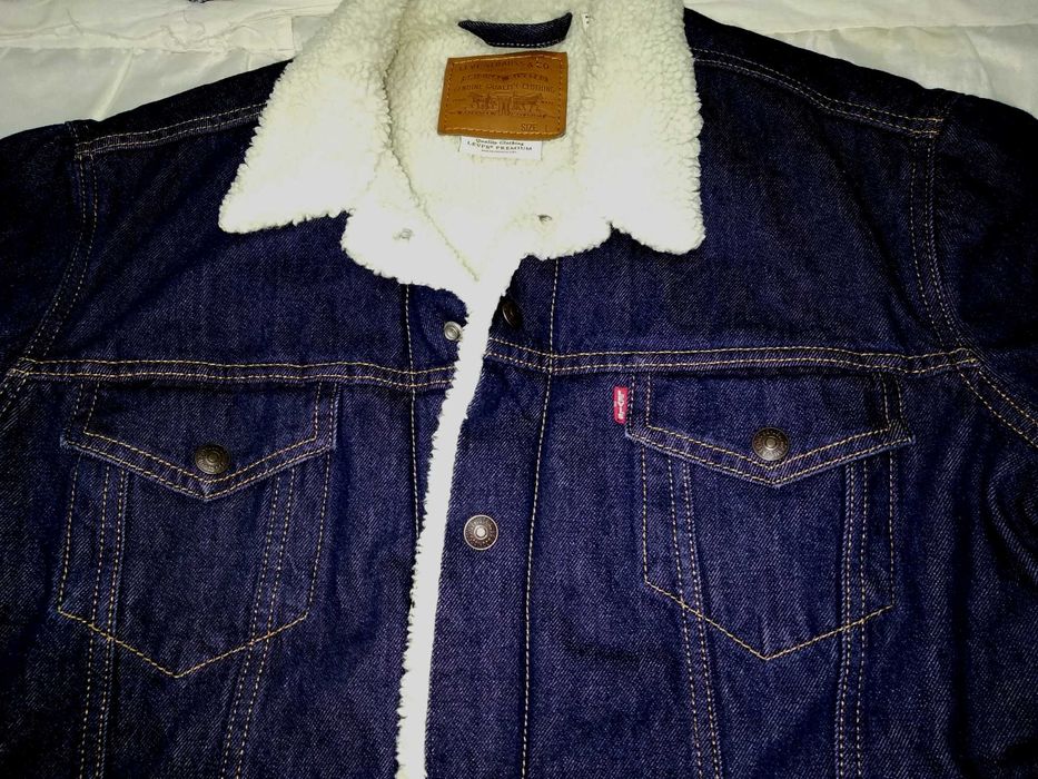 Куртка джинсова Levi'S® Sherpa Trucker made in Bangladesh з США
