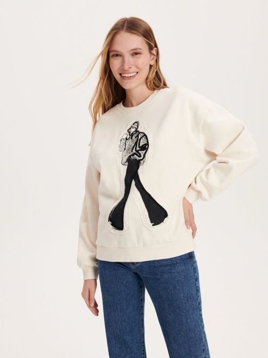 Світшот на флісі reserved