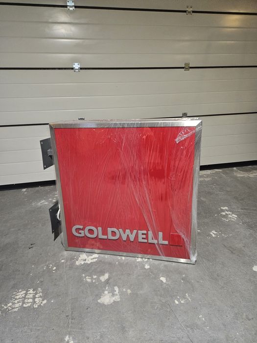 Kaseton reklamowy podświetlany GOLDWELL 74x74x18 nowy