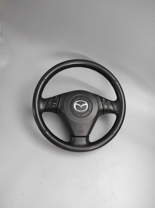 MAZDA 5 I CR Lift,Rok 2005-10,Kierownica skóra z poduszką,Multifunkcja