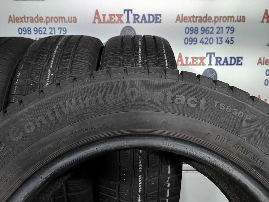 4шт. 205/60 R16 Continental ContiWinterContact TS 830P зимові шини б/у