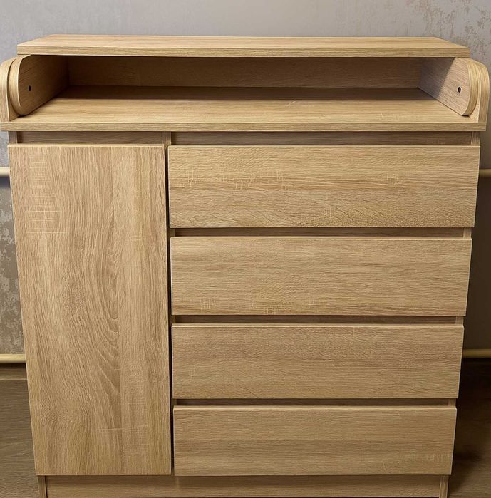 Дитячий Комод пеленальний 4+1 Білий 900*450 Новий зі складу