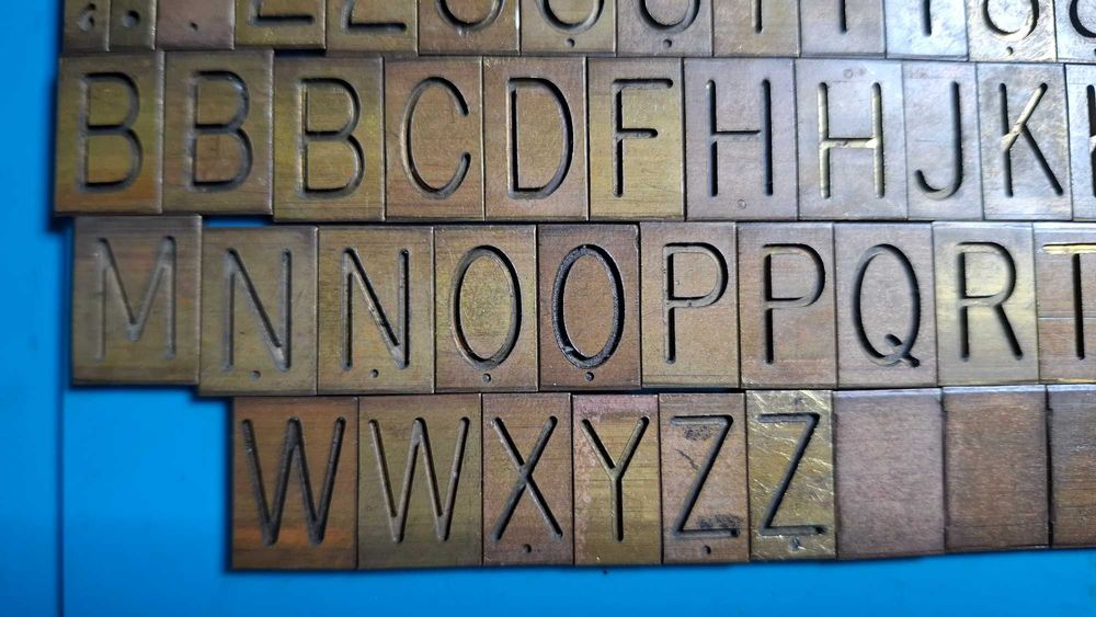 Alfabeto para pantógrafo